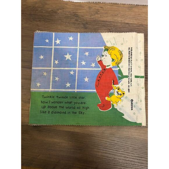 Vintage Peggy Cloth Book Baby‘s Mother Goose Nursey Rhymes - Picture 8 of 8